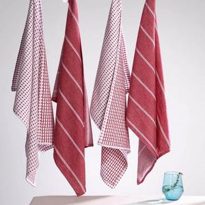 ผ้าเช็ดครัวลายทางผ้าลินินผสมฝ้ายคุณภาพสูงสีตามสั่ง ปี 2026 ขายส่ง เป็นมิตรกับสิ่งแวดล้อม แห้งเร็ว บริการ OEM จัดหาจำนวนมาก - Product Image 2