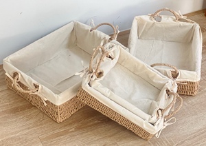 Practical Eco-Friendly Handcrafted <b>Paper</b> Clothing <b>Organizer</b> Classic Style Multi-Purpose Rectangle Design Multi-Capacity - Product Image 5