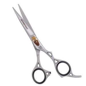 Ciseaux de coiffure professionnels en acier inoxydable avec poignée pour droitier, 32 dents, durables, réutilisables, pour la coupe et l'amincissement des cheveux, tranchants - Product Image 6