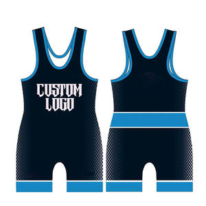 Venta al por mayor de cómodos trajes de lucha de los hombres hechos a medida de poliéster de material de lucha libre camiseta de diseño fresco de los hombres de lucha - Product Image 4