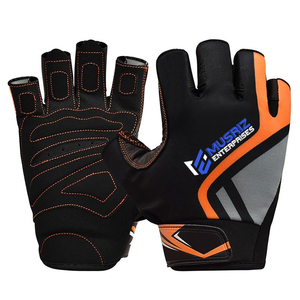 Wholesale Customized Logo Neoprene Half-Finger Gym Gloves Unisex Quality Fitness Gear for <b>Weight</b> Lifting Men's Leather Style - Product Image 1