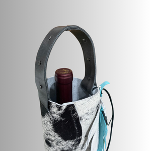 Sac à vin simple résistant à l'eau isolé en cuir de vachette de luxe de qualité supérieure fabriqué à la main pour des cadeaux et des voyages élégants - Product Image 3