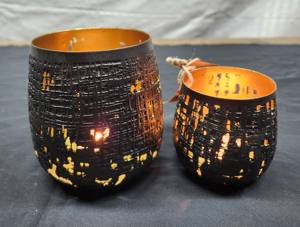 Best Trending Home Decor Customizable <b>Black</b> Powder Coating Iron Votive Candleholders <b>Lanterns</b> & Jars Handmade Christmas Decor - Product Image 2