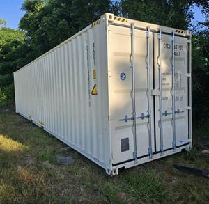 40FT High Cube Dry Container 4 Side Doors OS <b>Shipping</b> <b>Box</b> 24000kg Payload for Freight Transport - Product Image 5