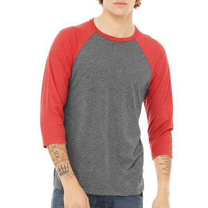 Nueva Camiseta de algodón de manga larga suave raglán de alta calidad personalizada - Product Image 6