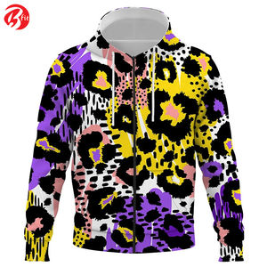 Autumn Winter <b>Men's</b> Casual Style <b>Hoodies</b> Long Sleeve Zipper Hot Selling Sublimation Printed Street Wear Plain Dyed - Product Image 5