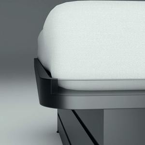 Cadre de lit en métal noir de haute qualité avec construction robuste et design moderne facile à installer pour chambre à coucher dortoir ou maison de location - Product Image 4