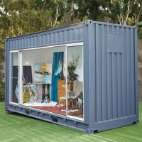 40 'conteneur d'expédition de luxe maison conteneurs de stockage transformés en maisons