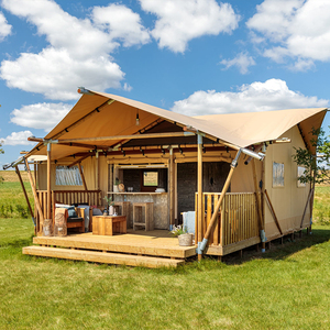 Grand espace <span class=keywords><strong>4</strong></span>-6 invités Safari Canvas Lodge Luxury Glamping Tent - Product Image 1