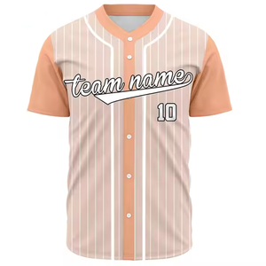 Camisetas de béisbol transpirables de secado rápido para hombre, ropa deportiva impresa por sublimación con conjunto de bordado de talla grande - Product Image 5