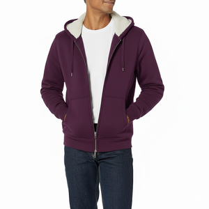 Sudadera con Capucha Extra Grande de Alta Calidad, 450 g/m², con Cierre Completo, Personalizable para Hombre, de Algodón Grueso, con Doble Cremallera - Product Image 1