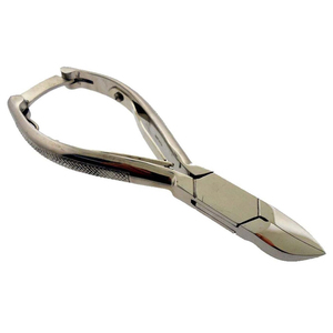 Venta al por mayor directo de fábrica profesional alto logotipo personalizado plata Acero inoxidable cutícula pinza para uñas para el dedo uñas gruesas anchas - Product Image 6