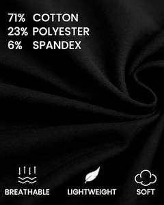 Polo homme premium uni noir, manches courtes, tissu coton respirant, coupe slim, style décontracté moderne, idéal pour l'été. - Product Image 5