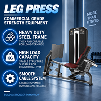 Machine de presse à jambes assise BN avec sélecteur de poids pour les centres de remise en forme et les studios d'entraînement privés