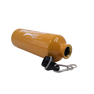 Sublimation Ready White <b>Aluminum</b> <b>Water</b> <b>Bottle</b> Leakproof Kettle with Carabiner Clip for Gym Travel and Promotion - Product Image 3