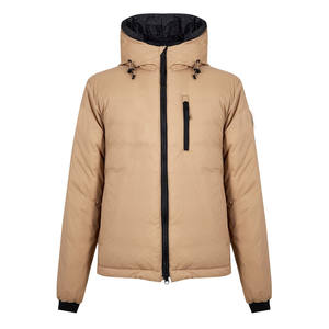 Veste matelassée à bulles unie pour hommes, faible MOQ, veste gonflante de haute qualité, veste d'hiver d'extérieur, tailles plus grandes pour hommes, commande en gros, hiver - Product Image 1