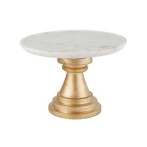Gran oferta, soporte de pastel de Metal decorativo hecho a mano, soporte de servidor de pastel personalizado, soporte multifuncional de mármol para plato de pastel - Product Image 1