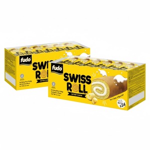 Rouleau suisse oriental Fudo 18g prêt à manger, gâteau à étages au chocolat, prix bas, bonbons, en-cas - Product Image 2