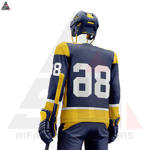 Uniforme de hockey sur glace adulte de conception populaire Ensembles unis de meilleure qualité avec 100% polyester innovant sans couture à séchage rapide - Product Image 2