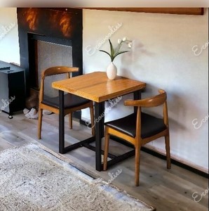 Elegante belleza marrón Silla de bambú comodidad juego de comedor de bambú hecho a mano acento sillas de comedor y mesa decoración del hogar Juego de mesa de comedor - Product Image 4