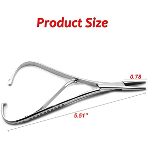 Soporte de aguja de punta de agujero Dental instrumentos de cirugía soporte de aguja de ortodoncia hecho con acero inoxidable - Product Image 2
