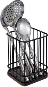 Premium Stylish Design Metal Wire Square Cutlery Holder Tableware Cutlery Stand - Product Image 2