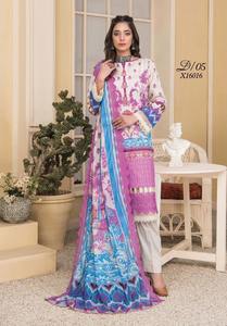 Elegante estilo étnico verano Salwar Kameez mujeres paquistaníes impresas para algodón suizo/vestido de césped ropa islámica para damas - Product Image 5