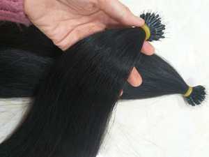 Extensions de cheveux naturels vierges à cuticules alignées Nano Link I tip, cheveux humains doux et lisses de femmes indiennes, lisses et ondulés - Product Image 5