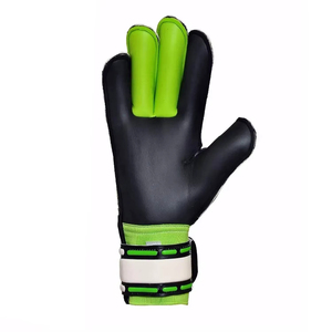 High Quality Waterproof Breathable Leather Goalkeeper Gloves with Adjustable <b>Wrist</b> <b>Strap</b> for Outdoor Sports Use - Product Image 2