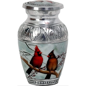 Urna de cremación de recuerdo, dult Cremation RN rn o Uman SHES his ARGE leglegant Motro de Pearl namnamel y ickickel RN - Product Image 1