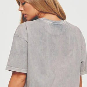 Último estilo mujeres camisetas ligeras transpirables 100% algodón mujeres camisetas para la venta - Product Image 4