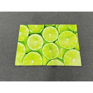 Tapis imprimé - Design moderne en chenille pour cuisine, chambre d'enfant et été, tapis doux non tissé - Product Image 1