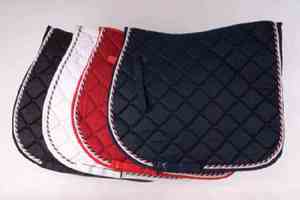 Manta de Silla de Montar Clásica de Algodón y Polialgodón Duradera para Salto y Doma, Color Personalizado, Accesorio de Entrenamiento con Relleno de Algodón - Product Image 4