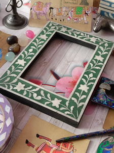 Cadre photo en os fabriqué à la main par Crescent Craft Parfait pour une décoration élégante par Crescent Crafts - Product Image 3