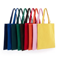 Bolsa de Tela de Algodón de 140 g/m² con Logotipo Personalizado, Asa Larga, Reutilizable, para Compras, Eventos Promocionales Empresariales