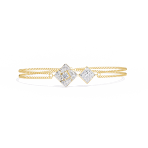 กำไลเพชรทองคำ 18k เพาะเลี้ยงในห้องปฏิบัติการ - สง่างามและเหนือกาลเวลา - Product Image 6