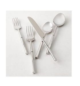 Ensemble de couverts de vaisselle de couleur noire en acier inoxydable ensemble de couverts cuillère fourchette couteau ensemble de couverts design moderne - Product Image 6