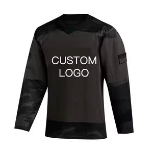 2024 Reversible 100% poliéster Hockey sobre hielo Jersey personalizado nuevo diseño ropa deportiva invierno uniforme equipo nombre impresión OEM servicio - Product Image 6