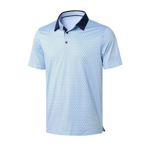 T-shirts polo élégants à logo brodé personnalisé 100% coton de haute qualité Slim Fit pour les hommes de grande taille Chemises polo tricotées de créateur - Product Image 5