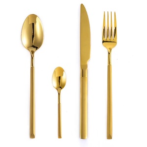 Juego de Cubiertos de Metal Decorativos, Cuchillo, Cuchara, Tenedor y Espátula, Juego de Cubiertos de Acero Inoxidable para Uso Diario en la Cocina del Hogar - Product Image 2