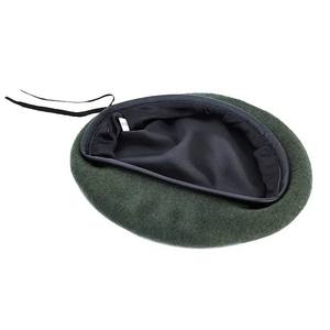 High Quality Fashion Outdoor Activities Adjustable Size Beret Leather Binding <b>Fabric</b> Binding Tactical Training <b>Wool</b> Beret ronpex - Product Image 5