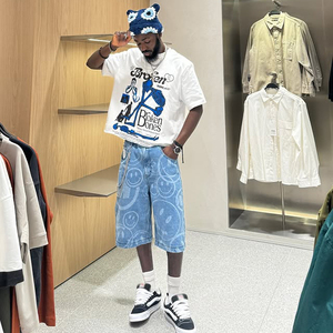 เสื้อยืดพอดีตัวสำหรับผู้ชายผ้าคอตตอนฮิปฮอปพิมพ์ลายหน้าจอ DTG แห้งเร็วระบายอากาศได้ดี - Product Image 4