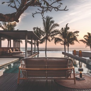 Sofá de Jardín de Madera de Teca para Exteriores con Chaise Longue de Cuerda, Diseño Moderno Impermeable para Uso en Hoteles y Patios, Alta Calidad - Rocaile - Product Image 6