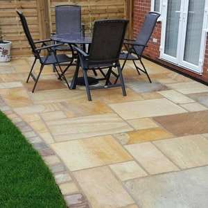 Natural Finish Mint <b>Sandstone</b> Slabs for Patio Construction and Exterior Flooring Projects At Lowest Price - Product Image 2