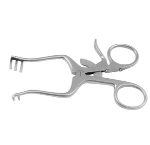 Weitlaner Retractor Herida Gancho Retractores 16 Cm 2x3 Puntas Romas Propagación Quirúrgica Acero Inoxidable - Product Image 2