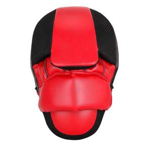 Taekwondo coup de pied bouclier Pad cible Muay Thai coup de pied boîte incurvé entraînement boxe mitaines matériau en cuir synthétique - Product Image 3