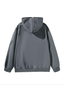 2025 Streetwear unisexe personnalisé sans ourlet sweat à capuche bouffée impression pantalons de survêtement évasés et ensembles de sweat à capuche fabricant Baggy survêtements - Product Image 4