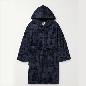 Albornoz texturizado, albornoz de spa ligero, diseño unisex, perfecto para hoteles, sauna, descanso y uso diario en el hogar - Product Image 4