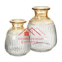 Décoration d'intérieur, vase à fleurs miniature moderne minimaliste coloré, vase à bourgeons en verre vintage mignon, petit vase en verre minuscule