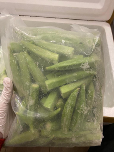 Okra de légumes séchés sous vide, croustillants Okra IQF, légumes surgelés Okra, vente en gros Akina - Product Image 2